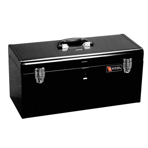 Excel 20 In W X 8 6 In D X 9 6 In H Portable Steel Tool Box With