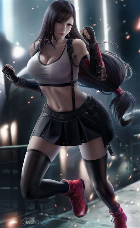 Tifa Lockhart Wickellia Final Fantasy Vii Artwork 2520x4096