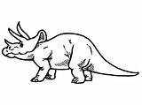 Triceratops Dinosaurios Pintar Dino Dinosaurio Coloringonly Dinosaurs Seonegativo Uploaded sketch template