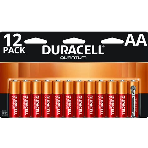 duracell quantum alkaline aa batteries  powercheck  pack walmartcom