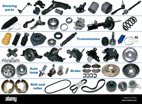 popular spare parts  car stock photo alamy