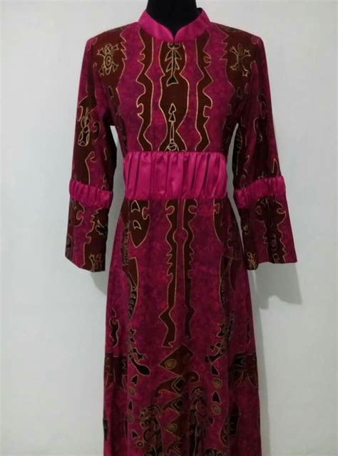 model baju batik papua wanita modern fashion modern