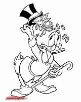 Coloring Scrooge Pages Ducktales Duck Uncle Printable Dagobert Sheets Money Disney Mcduck Cartoon Kids Donald Outline Giving Problems Dewey Louie sketch template