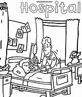 Hospital Coloring Drawing Pages Print Getdrawings sketch template