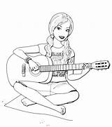 Barbie Guitar Plays Pages2color Pages Cookie Copyright sketch template