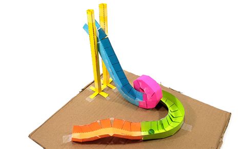 paper roller coasters kinetic  potential energy lesson plan