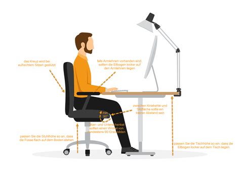 wie sieht ein ergonomischer arbeitsplatz aus ergonomie checkliste