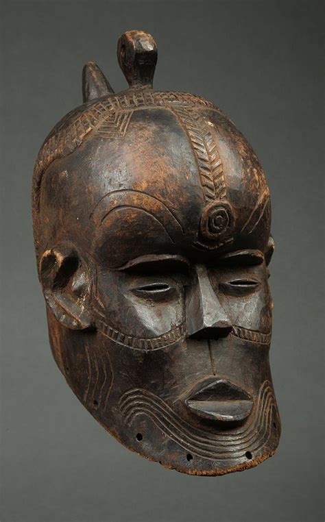 kete tribal helmet mask congo africa  stdibs african helmet mask