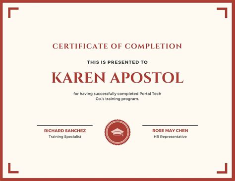 custom printable professional certificate templates canva