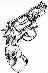 Easy Gangster Sketches Chicano Wzory Pistolen Pistol Pistolet Ooo Outline Abstrakte Skizze Tatto Tatuaz Waffen Disegni Facili Matita Messer Pfeil sketch template