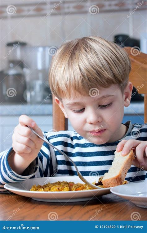 boy eating stock photo image  diet holding