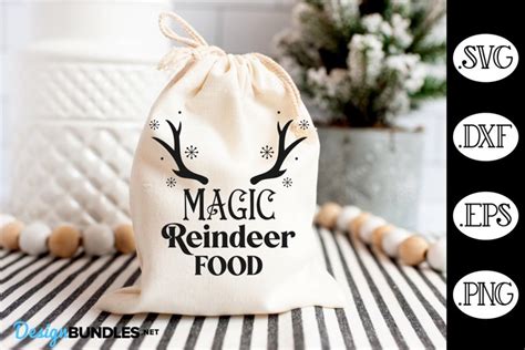 christmas magic reindeer food svg christmas svg