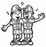 Clipart Singing Friends Clip Boy Scout Activities Kids Bsa Cliparts Cub School Friendship Paul Logo People Sing Scouts Masonry Two sketch template