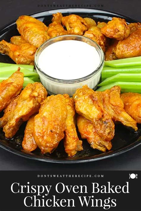 crispy oven baked chicken wings don t sweat the recipe