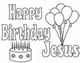 Jesus Birthday Happy Coloring Pages Printable Clip Christmas Preschool Print Freecoloring Party Clipground Choose Board sketch template