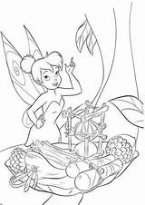 Tinkerbell Coloring Tulamama sketch template