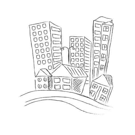 city sketch illustrations creative market