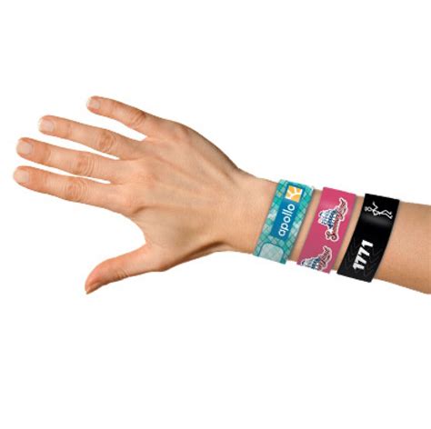 bracelets événementiels en design exclusif avec imprimé numérique