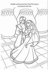 Disney Jasmine Wedding Aladdin Princess Coloring Wishes Pages Para Colorear Flickr Book Disneysexual Via Guardado sketch template