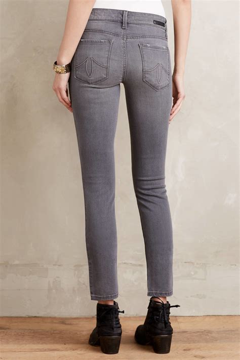 level 99 lily skinny jeans in gray lyst