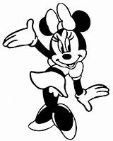 Mouse Minnie Disney Clipart Cartoon Mickey Characters Coloring Outline Walt Famous Cartoons Bitmap Cliparts Clip Drawing Character Clipartpanda Face Immagini sketch template