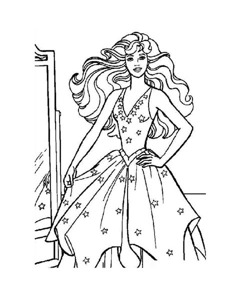 fashionista barbie coloring pages coloring pages gallery