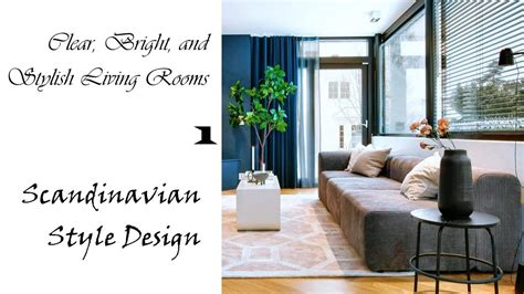 clear bright  stylish living rooms scandinavian style design