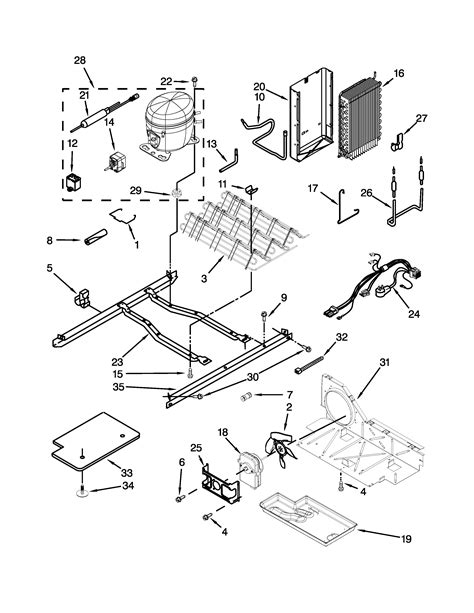 whirlpool refrigerator parts model wrsfdam sears partsdirect