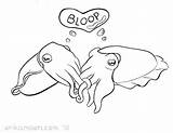 Cuttlefish Coloring Drawing Cute Fish Getcolorings Drawings Designlooter Getdrawings Choose Board 74kb 388px Octopus Search Google Printable sketch template