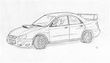 Subaru Wrx Impreza Pages Coloring Car Rally Deviantart Sketch 2009 Template License sketch template