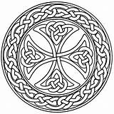 Celtic Coloring Printable Cross Pages Designs sketch template