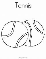 Tennis Coloring Balls Pages Fun Ball Drawing Ping Pong Kids Print Printable Outline Color Sports Getdrawings Twistynoodle Ll Favorites Login sketch template