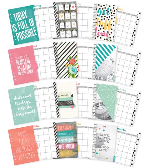 planner essentials double sided  inserts monthly joann
