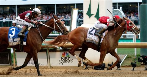 aerial view reveals rich strikes amazing comeback  kentucky derby upset