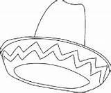 Coloring Hat Sombrero Mexican Fiesta Sheets Printable Leehansen Mayo Cinco Color Crafts Worksheets sketch template