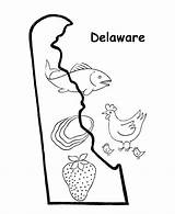 Delaware Coloring Getdrawings sketch template