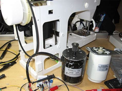 stepper motor controlled sewing machine beautiful machines bricolage outillage