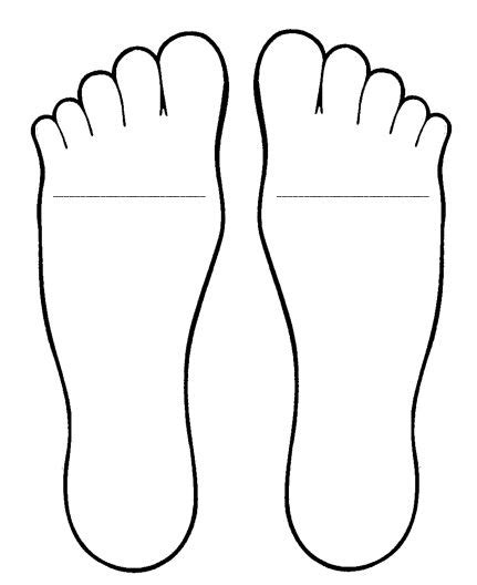 feet template  foot book antonym activity therapeutic rec pinterest