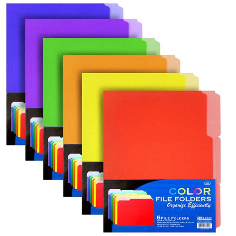 color file folders bulk office supplies