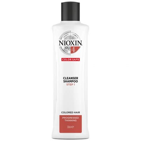 Nioxin System 4 Cleanser Shampoo For Coloured Hair With Progressed