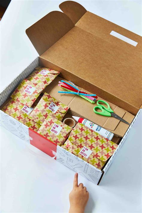 monthly craft subscription box kid  modern craft box
