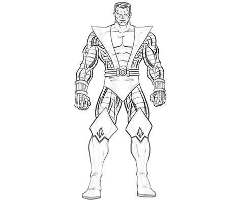 marvel colossus coloring pages