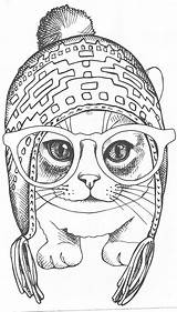 Katzen Ausmalen Ausmalbilder Erwachsene Printable Katze Kawaii Hunde Colorir Margaret Cano Malvorlagen Tiere Drawings Animais Pikef sketch template