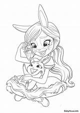 Enchantimals Kolorowanki Ausmalbilder Bree Coloriage Twist Imprimer Tierkinder Dessin Enchantimal Wydruku Babyhouse Ladybug Felicity Bajki Lapin sketch template