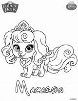Palace Pets Coloring Pages Macaron Printables Getcoloringpages Printable Disney Princess sketch template
