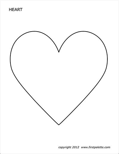 hearts  printable templates coloring pages firstpalettecom