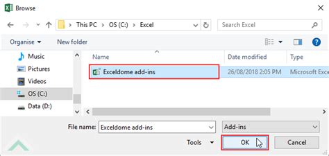 add excel add ins exceldome