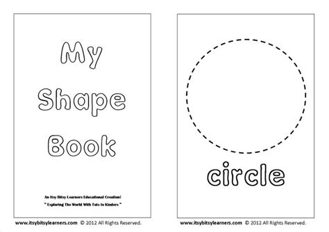 images    shapes book printable preschool shapes