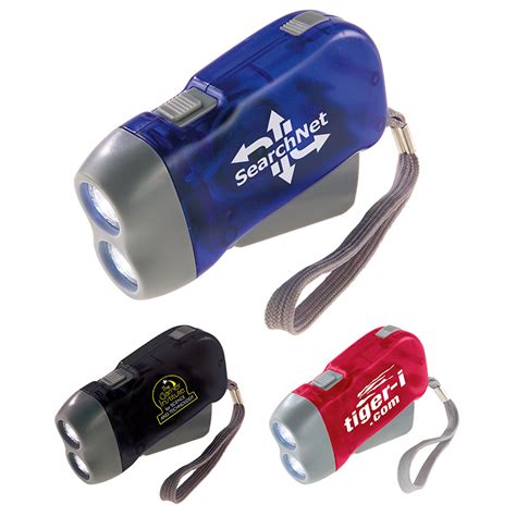 custom logo imprinted emergency flashlights plastic flashlights