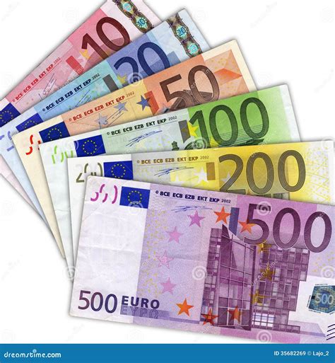 euro banknotes stock image image  european money